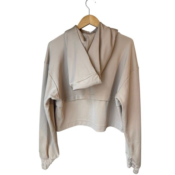 Ivy Park Athleisure Satin Crop Hoodie Size M - Picture 5 of 12